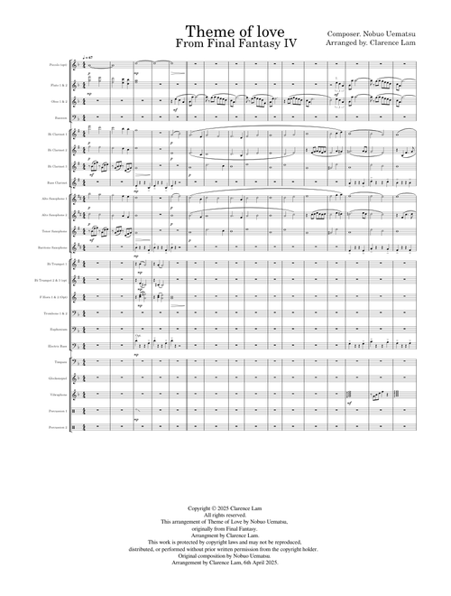 Theme of love – Nobuo Uematsu