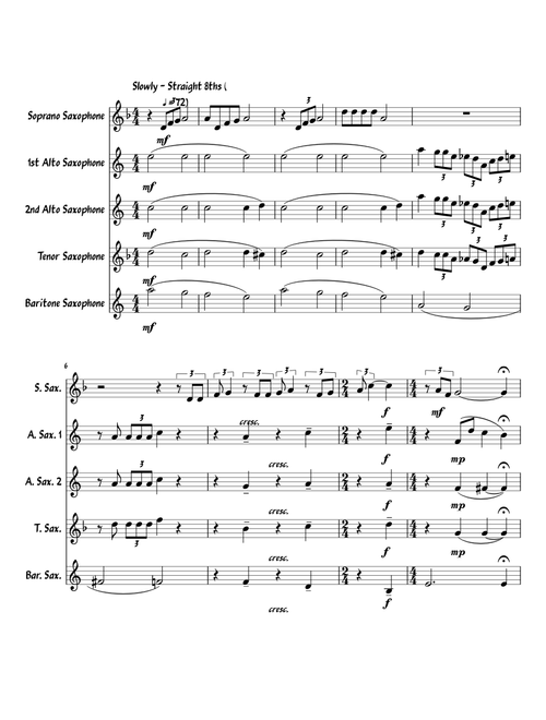 Feeling Good - Sax Quintet