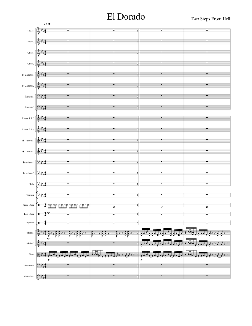 El Dorado Sheet music for Trombone, Tuba, Flute, Oboe & more