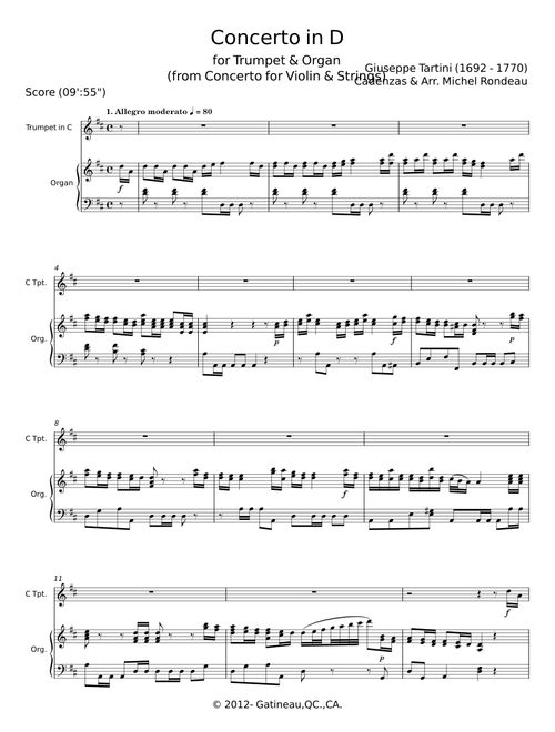Trumpet Concerto in D (D53) - Giuseppe Tartini