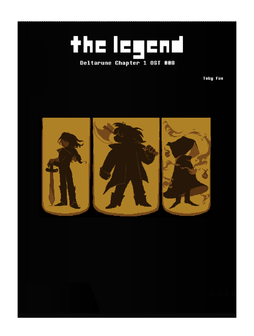 The Legend - Deltarune Chapter 1 OST 8 - Toby Fox (Full Transcription)