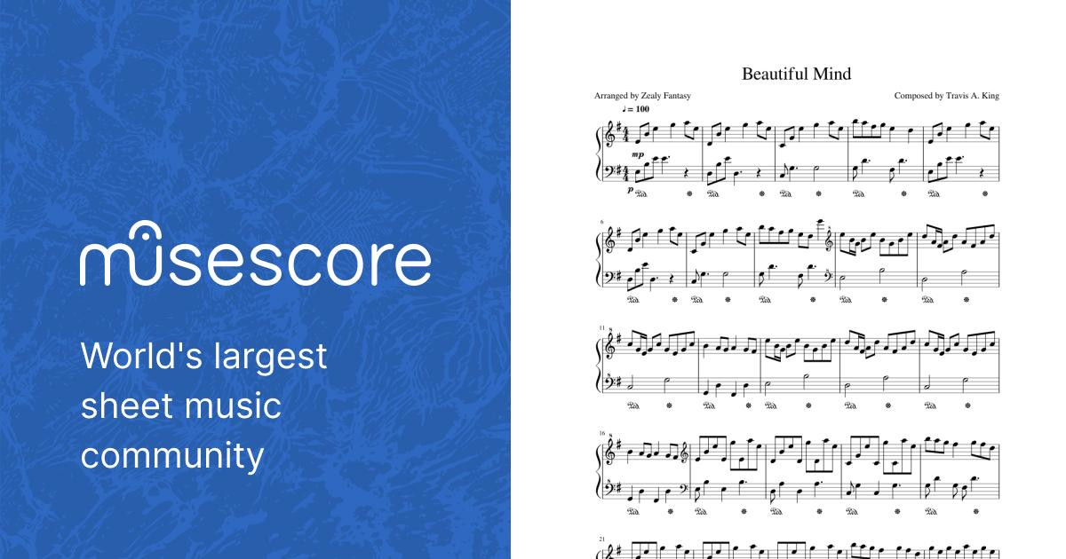Beautiful Mind Sheet music for Piano (Solo) Musescore.com