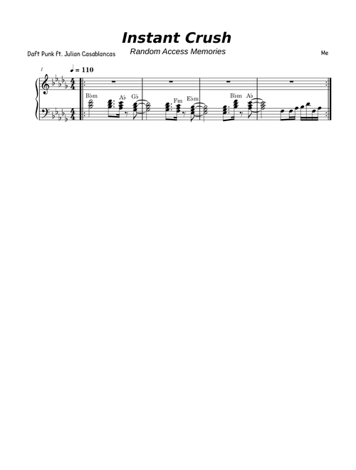 Instant Crush (Chorus) - Daft Punk
