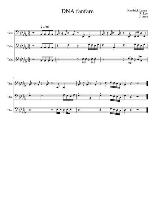 DNA fanfare