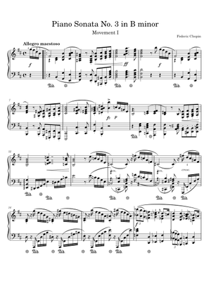 Sonata No. 3, 4th Movement Sheet Music for Piano (Solo