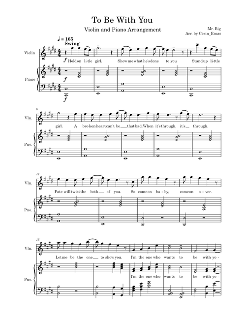 To Be With You - Mr. Big