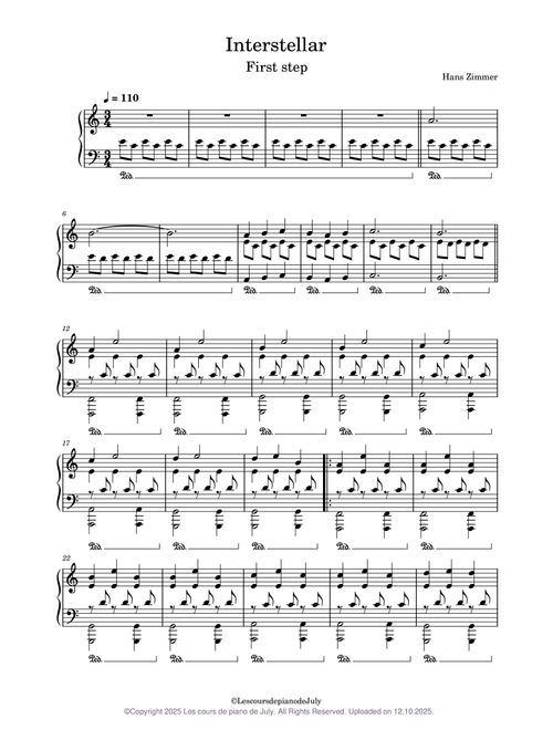 Interstellar - First step - Hans Zimmer