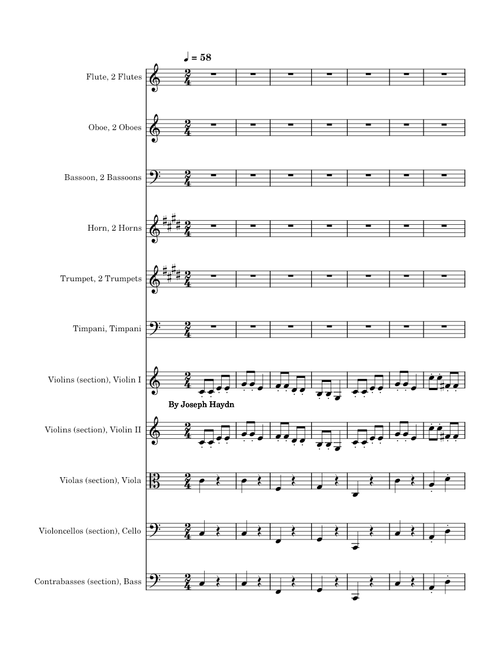 Surprise symphony – Joseph Haydn