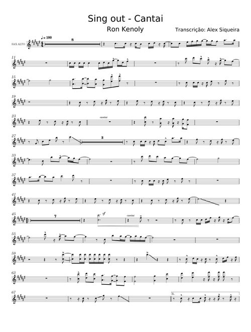 Sing out - Ron Kenoly