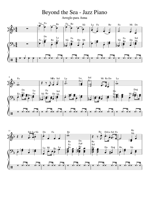 Beyond the Sea - Jazz Piano