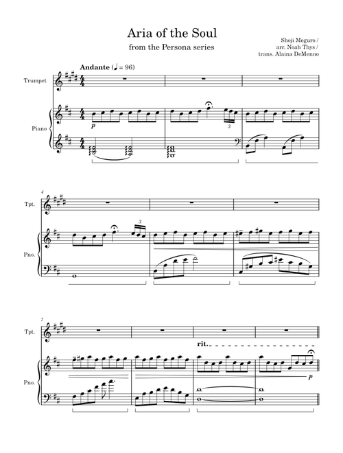 Aria Of The Soul – Shoji Meguro