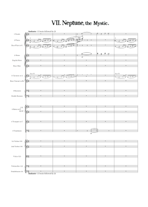 Gustav Holst — The Planets, Op. 32 – VII. Neptune, The Mystic
