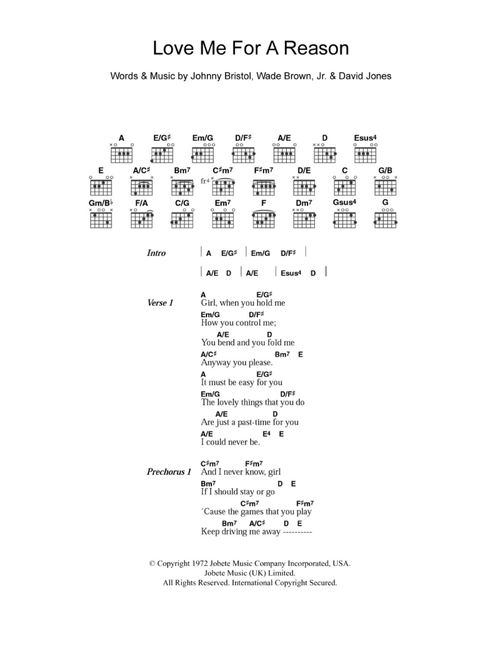 Love Me For A Reason - Boyzone (Guitar Chords-Lyrics)