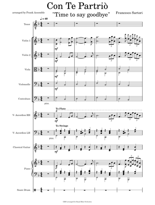Con te partiro – Andrea Bocelli
