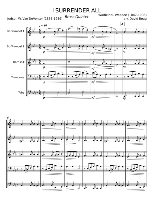 I surrender all - Winfield S. Weeden
