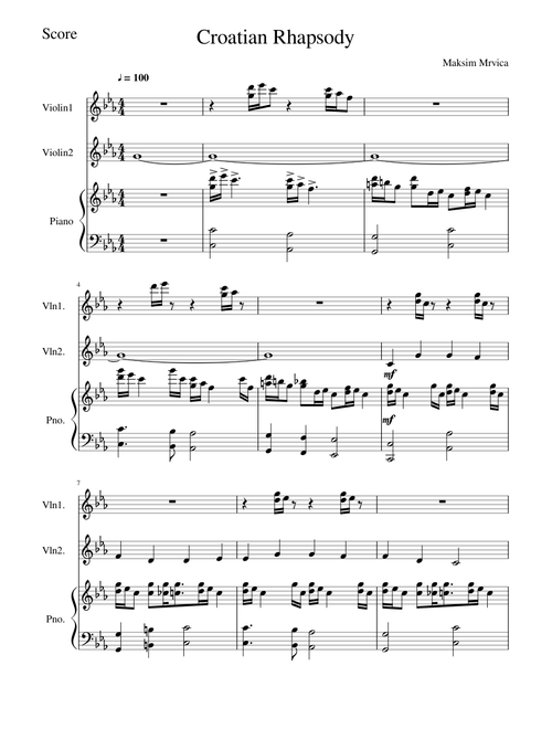 Croatian Rhapsody