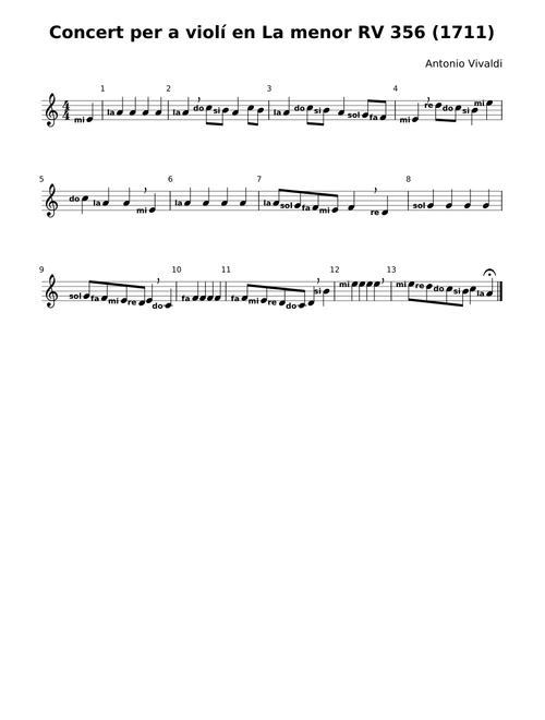 Concert Vivaldi MELODIA