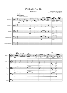 Cesar Cui 25の前奏曲 op64 César Cui : 25 Preludes for solo