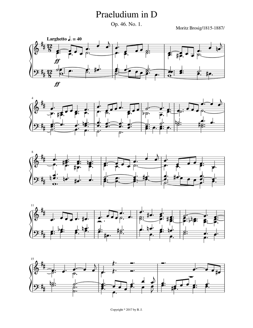 moritz-brosig-praeludium-in-d-sheet-music-for-organ-solo-musescore
