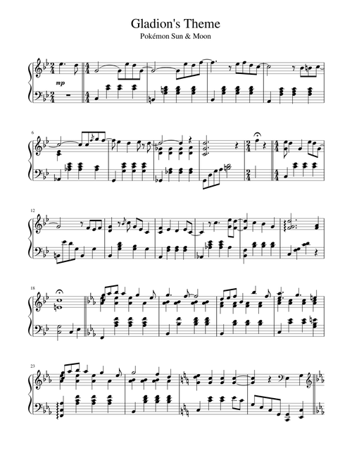 Gladion's Theme (Pokémon Sun&Moon)