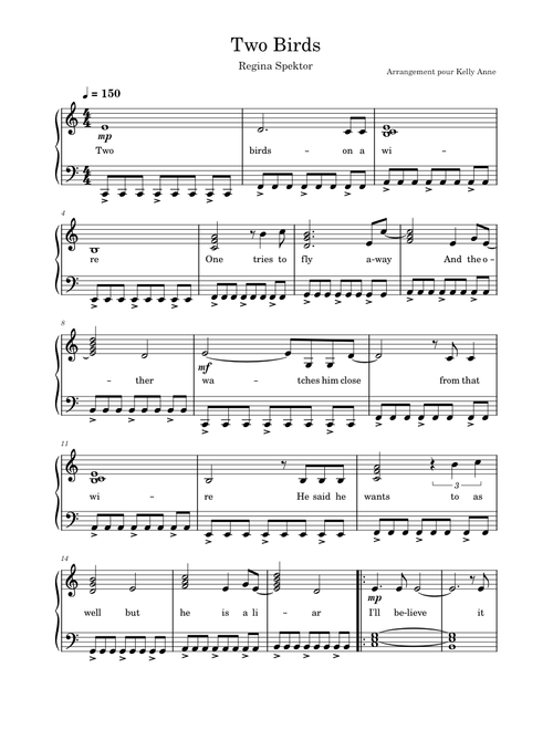 Two birds – Regina Spektor