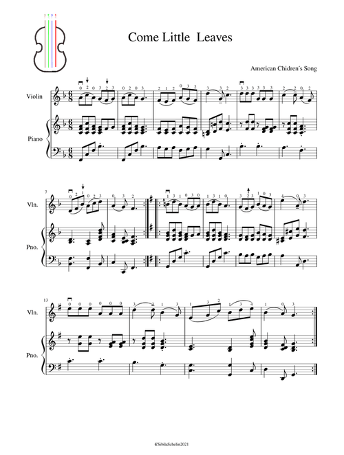 Come Little Leaves Children's Song