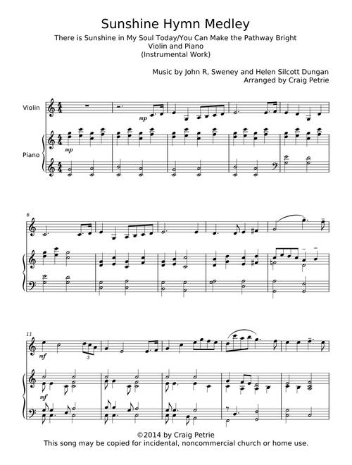 Sunshine Hymn - John R. Sweney