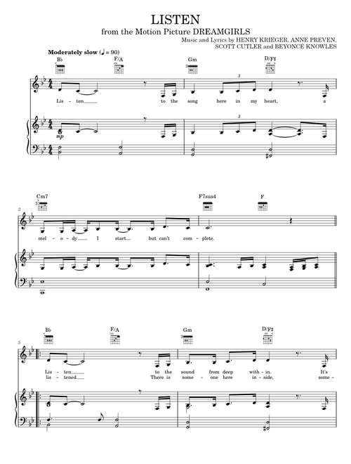 Beyonce sheet music by r686964ffc | Play, print, and download in