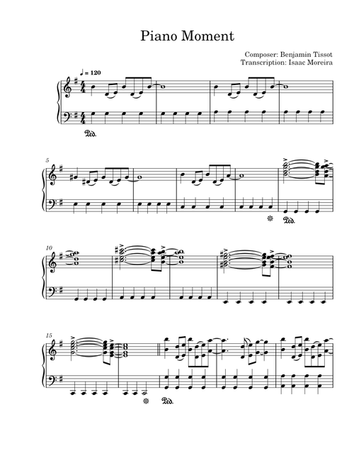 Piano moment - Bensound