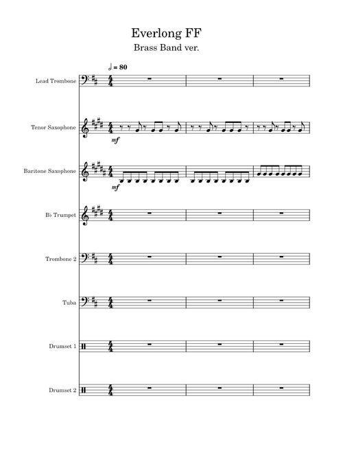 Everlong – Foo Fighters Brass Ver.