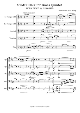 Free Victor Ewald sheet music | Download PDF or print on MuseScore.com