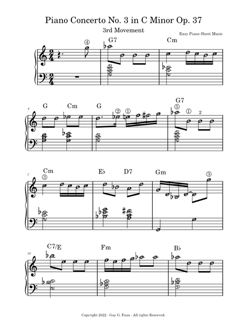 Piano Concerto No. 3 in C Minor Op. 37 – Ludwig van Beethoven