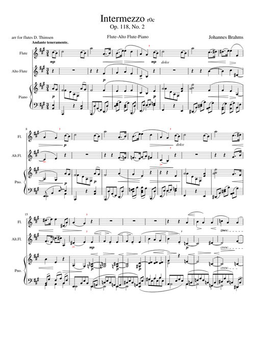 Brahms Intermezzo Opus 118, Number 2, F-AF-P r0c