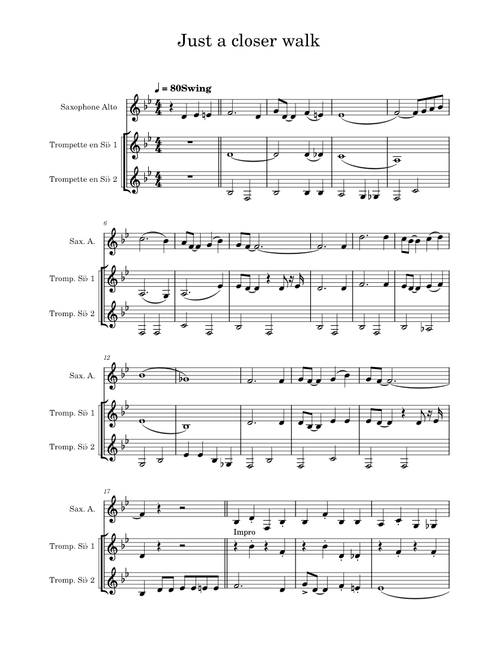 JUST A CLOSER WALK WITH THEE – Misc Traditional Just a closer walk