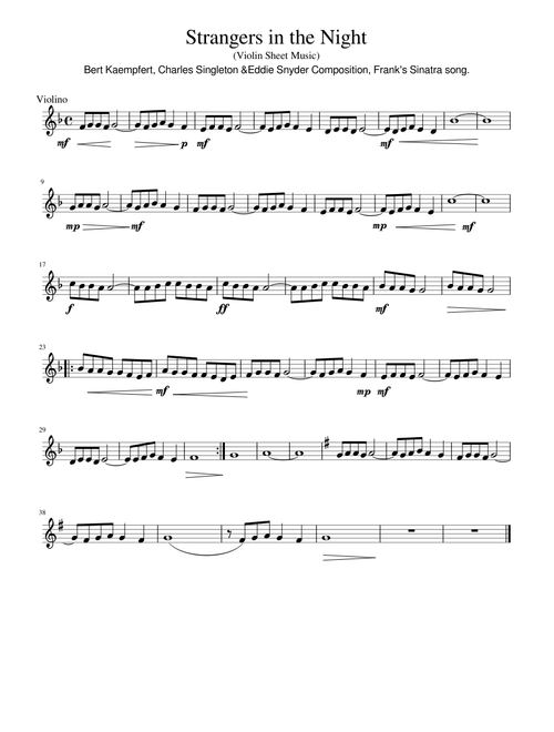 Strangers in the Night - Frank Sinatra