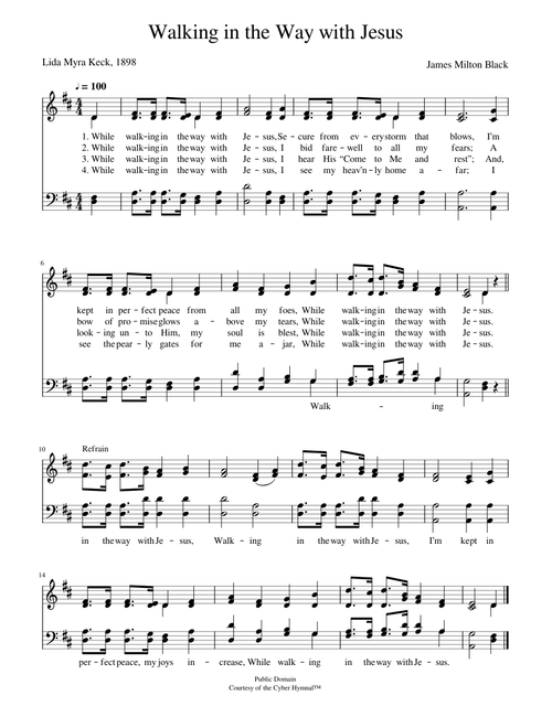 Walking in the way with jesus - James M. Black