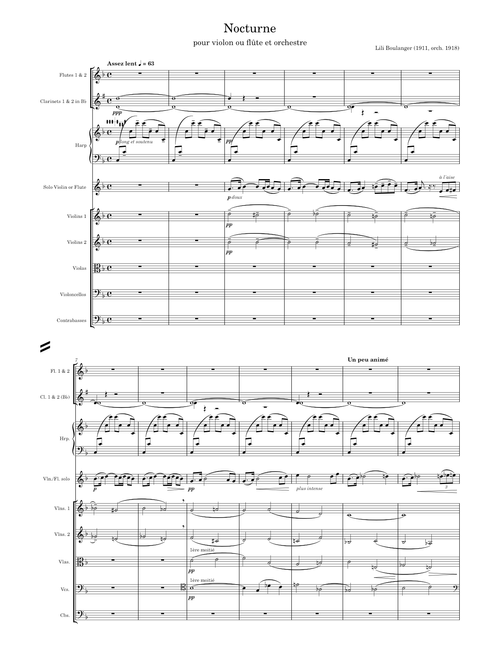 Nocturne - Lili Boulanger