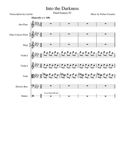 FInal Fantasy IV (Complete) sheet music by Luiishu | Play, print