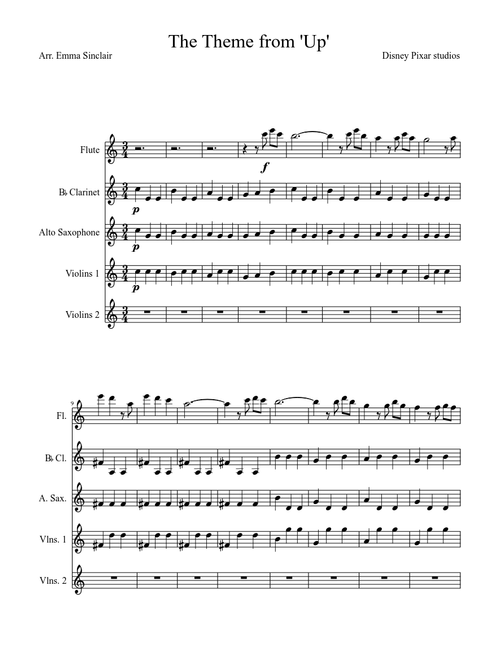 The Theme from Disney Pixar's 'Up'