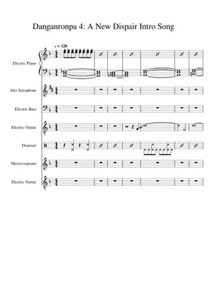 DANGANRONPA - Jazz Band Sheet music for Piano, Trombone DANGANRONPA - Jazz Band Sheet music for Piano, Trombone