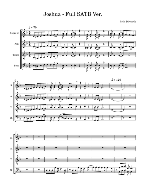 Joshua Fit the Battle of Jericho – Misc Traditional