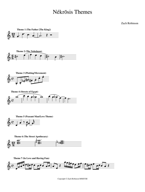 Nékrōsis Leitmotifs