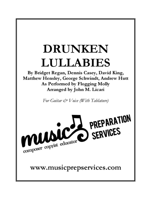 Drunken Lullabies (Arr. John M. Licari) - Flogging Molly (Instrumental Duet)