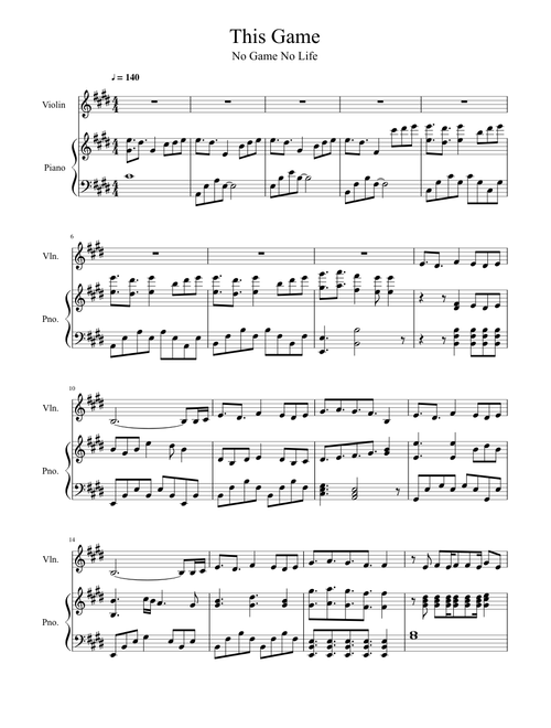 No Game No Life - This Game (TV Ver. Arr.)