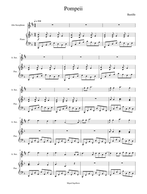 Pompeii – Bastille