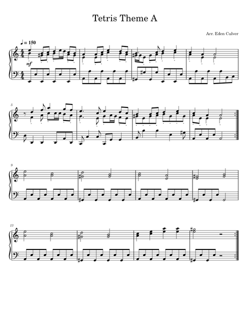 Tetris Theme A