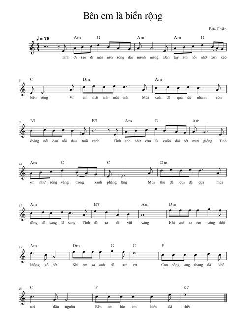 Bên Em Là Biển Rộng – patrickqpham