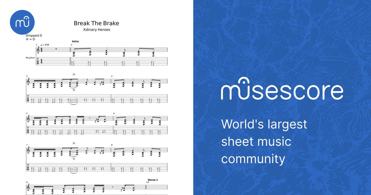 Break The Brake - Xdinary Heroes Sheet Music and Tab for Guitar