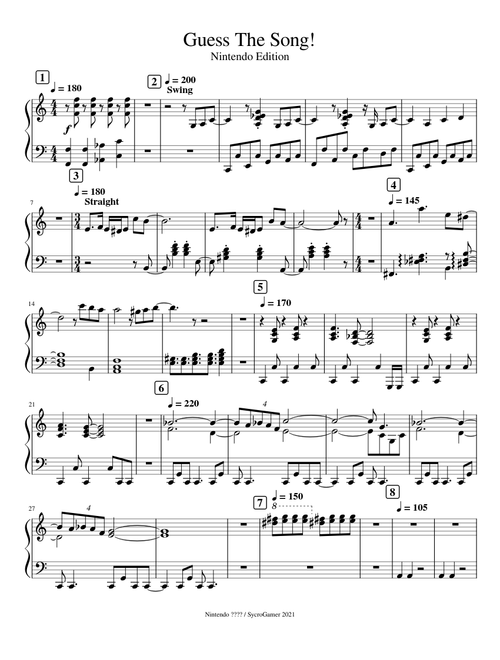 Guess The Song! - Nintendo Edition - Now with new (better) hints! (DONT READ THE COMMENTS!)