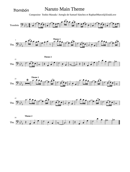 Naruto Main Theme – Toshio Masuda